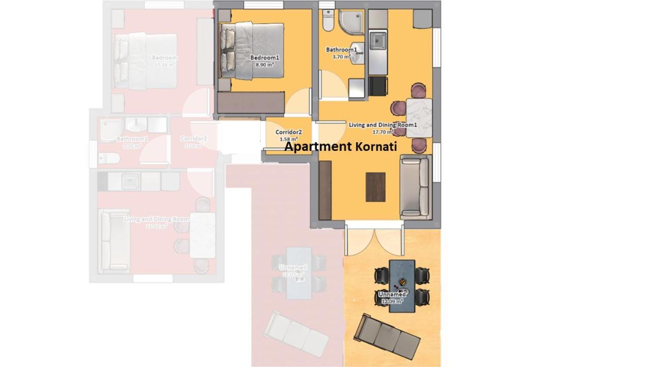 Apartmani Villa Lilliana Tribalj Εξωτερικό φωτογραφία