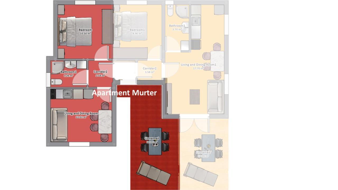 Apartmani Villa Lilliana Tribalj Εξωτερικό φωτογραφία